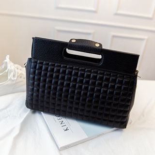 ALIN Faux-Leather Embossed Handbag