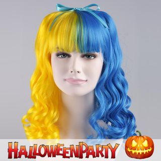 Party Wigs HalloweenPartyOnline - Bright night Yellow , Blue - One Size