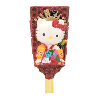 ASUNAROSYA - Sanrio Hello Kitty Kabuki Polyresin Magnet Hagoita Agemaki - Magnetfigur