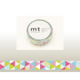 mt mt Masking Tape : mt 1P Stripe & Triangle Pink