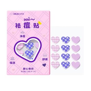 Cccdrlee - Sweetheart Plaid Acne Patch #Sweetheart Plaid - 12Pcs* 2