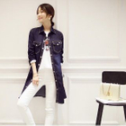 Long Denim Shirt Blue - One Size от YesStyle.com INT Long Denim Shirt Blue - One Size от YesStyle.com INT