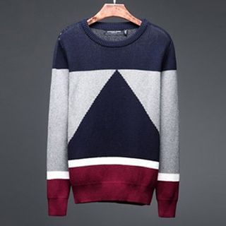 Streetstar Color Block Sweater