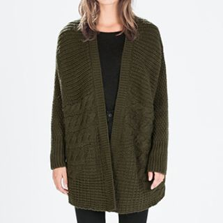 Chicsense Cable-Knit Cardigan