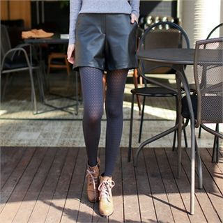 Styleberry Faux-Leather Shorts