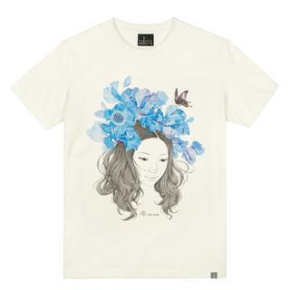 the shirts Flower & Girl Print T-Shirt
