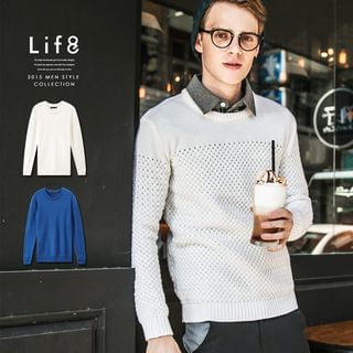 Life 8 Open Knit Top
