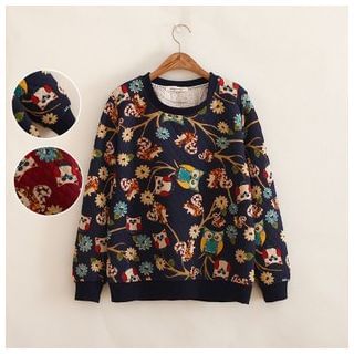 Waypoints Owl Quilted Pullover