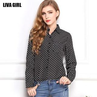 LIVA GIRL Dotted Shirt