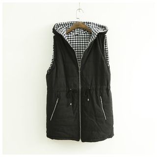 Ranche Check Hooded Vest