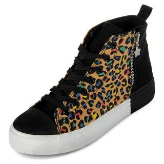 yeswalker Leopard Print Platform Sneakers