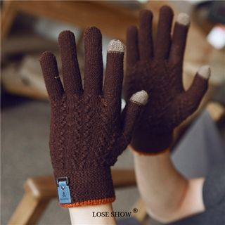 Lose Show Cashmere Knit Gloves