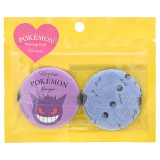 Lovisia - Pokemon Makeup Puff Gangar - 2 pcs