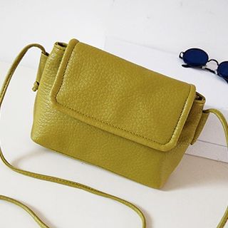 TZ Faux Leather Shoulder Bag