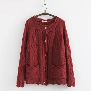 Moricode Cable Knit Cardigan