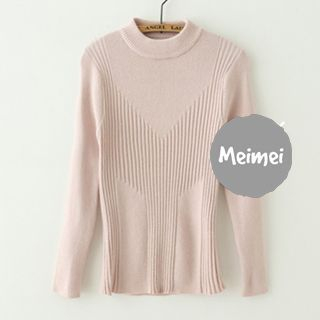 Meimei Stand Collar Sweater