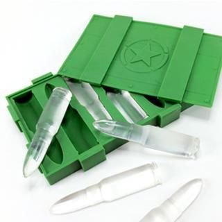 Q-max Bullet Ice Tray Green - One Size