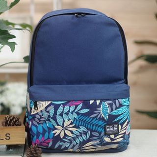 Vintage Kiss Floral Panel Backpack