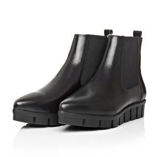 JY Shoes Faux-Leather Ankle Boots