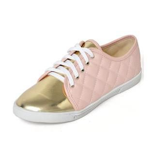 yeswalker Quilted Faux Leather Sneakers
