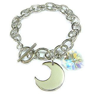 "MoonNight" April Birthstone Bracelet - Diamond
