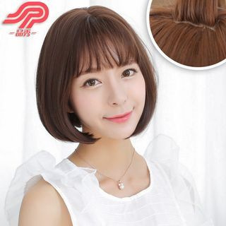Pin Show Short Full Wig - Straight