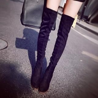 Sisi Fashion Side-Zip Over the Knee Boots