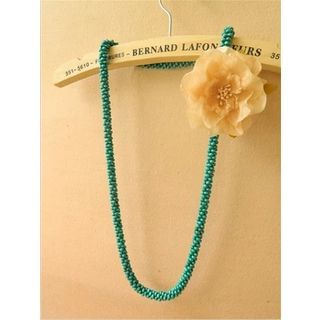 Trava Flower Beaded Necklace