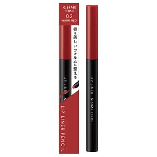 ISEHAN - Kiss Me Ferme Lip Liner Pencil 02 Warm Red