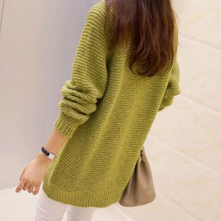 anzoveve Round-Neck Sweater