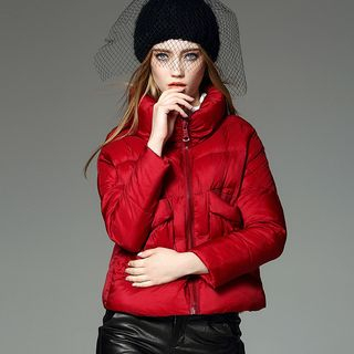 Y:Q Cropped Padded Coat