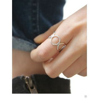 PINKROCKET Silver Bubble Ring
