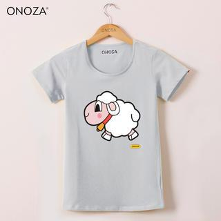 Onoza Short-Sleeve Sheep-Print T-Shirt