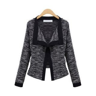 AGA Contrast Trim Tweed Jacket