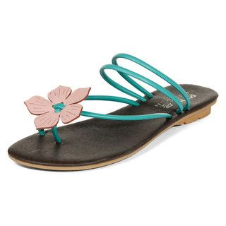 yeswalker Flower-Accent Strappy Sandals