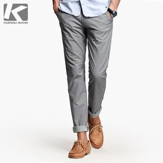 Quincy King Plain Tapered Pants