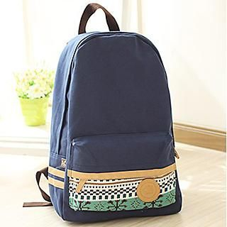 Canvas Love Patterned Canvas Backpack