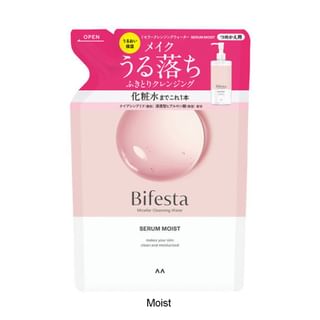 Mandom - Bifesta Micellar Cleansing Water Moist - 360ml Refill