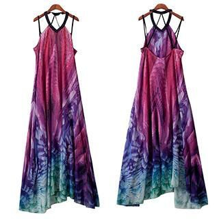 Isadora Print Maxi ChiffonStrappy Dress