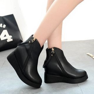 Lynnx Wedge Ankle Boots
