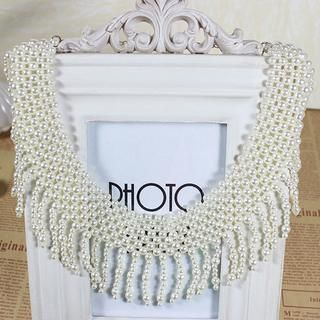 Ticoo Faux Pearl Decorative Collar