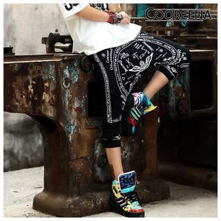 Cooreena Printed Low-Crotched Pants