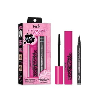 Rude Cosmetics - Eye-Defining Duo Black Set - 10ml