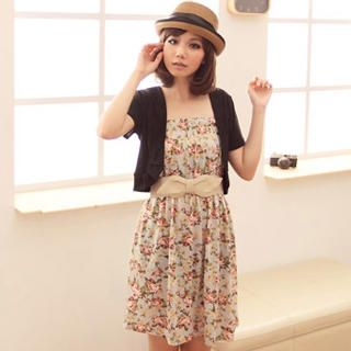 Bow Accent Elasticized Belt