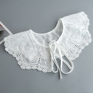 Lace Decorative Collar White - One Size