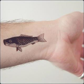 Patty Shop Waterproof Temporary Tattoo 1 sheet