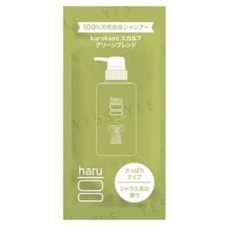 Haru - Kurokami Scalp Shampoo Sachet Green 10Ml