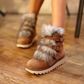 CITTA Buckled Ankle Boots