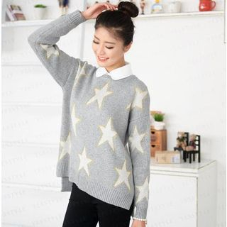59 Seconds Star Print Sweater