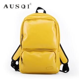 Ausqi Faux-Leather Backpack
